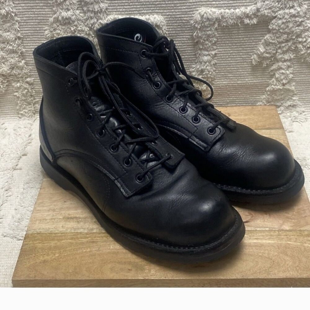 ORIGIN American Bison Boot Mini-Lug Black Vibram Size 12 Regular D USA Made.